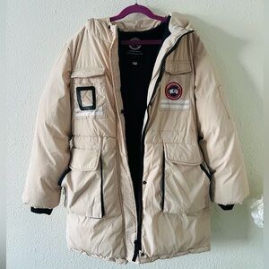 Kids Puffer Jacket - Cream